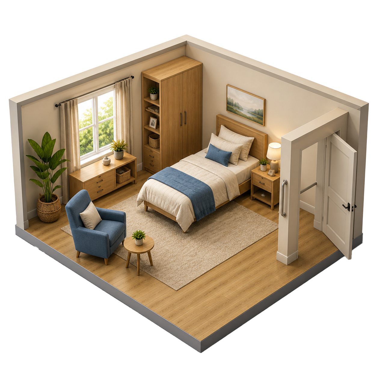 Caregiver suite 3D model